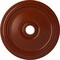 Ekena Millwork Diane Ceiling Medallion (Fits Canopies up to 6 1/4"), 24"OD x 3 5/8"ID x 1 1/4"P, Firebrick CM24DIFIF - alternate 1